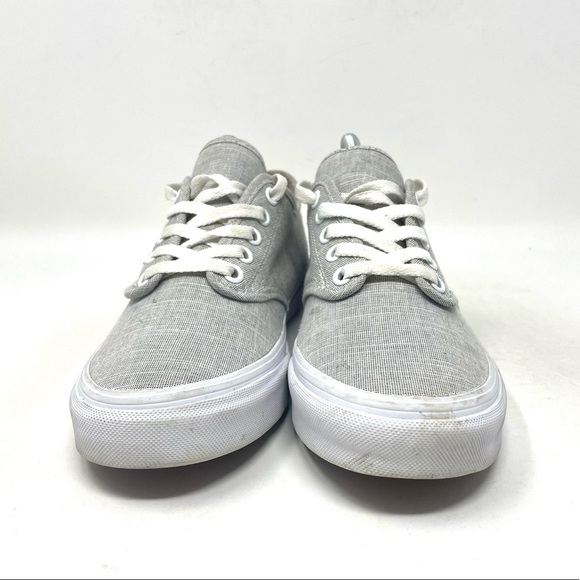Vans Old Skool Classic Lace Up Sneaker Grey White Womens 8.5 - Picture 3 of 8